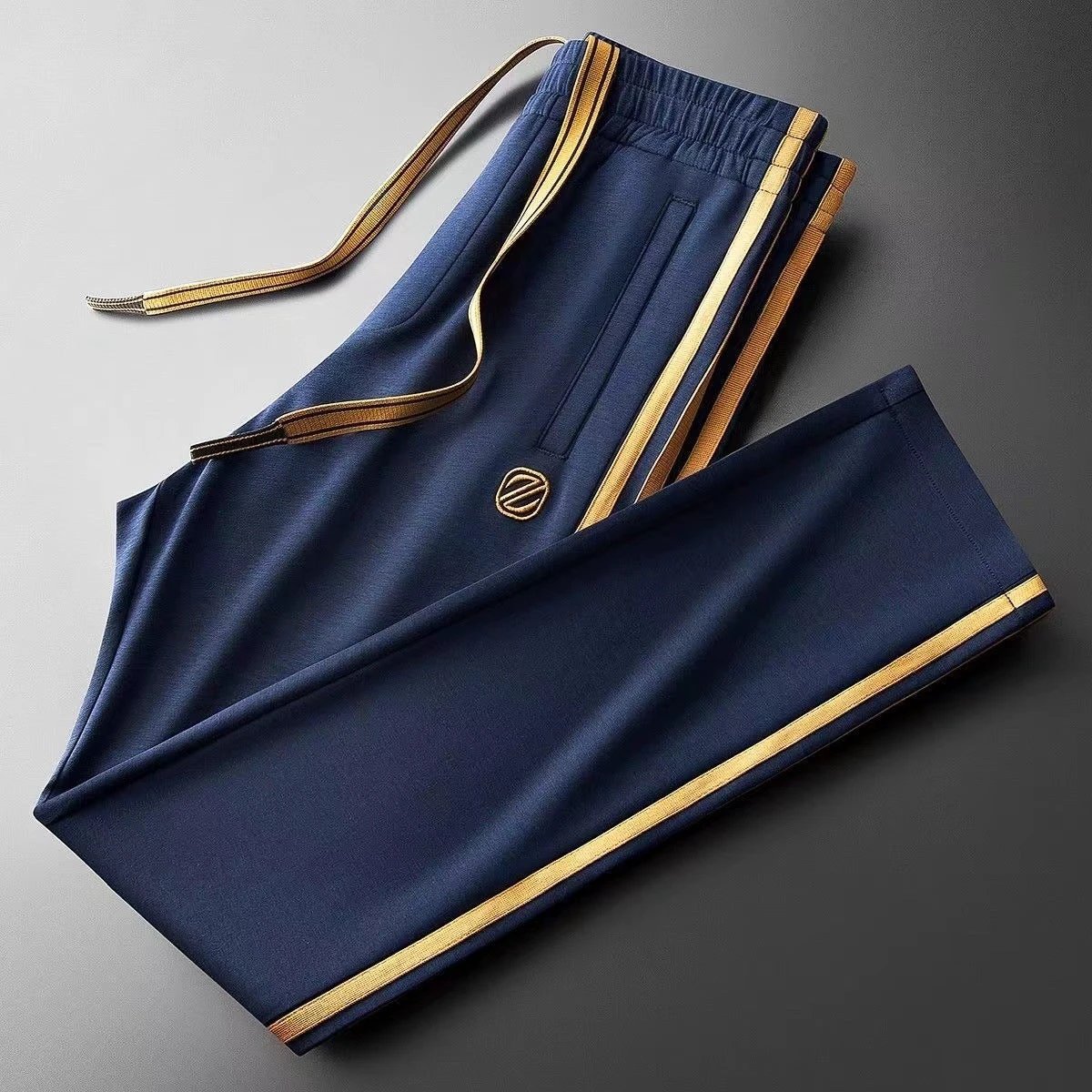 Side Stripes Slim-fit Casual Style Track Pants For Men by GJG Denim