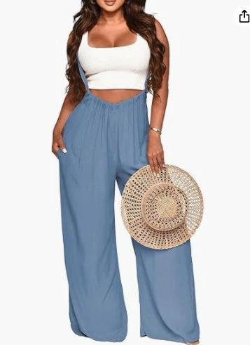 sleeveless Casual Jumpsuit by GJG Denim