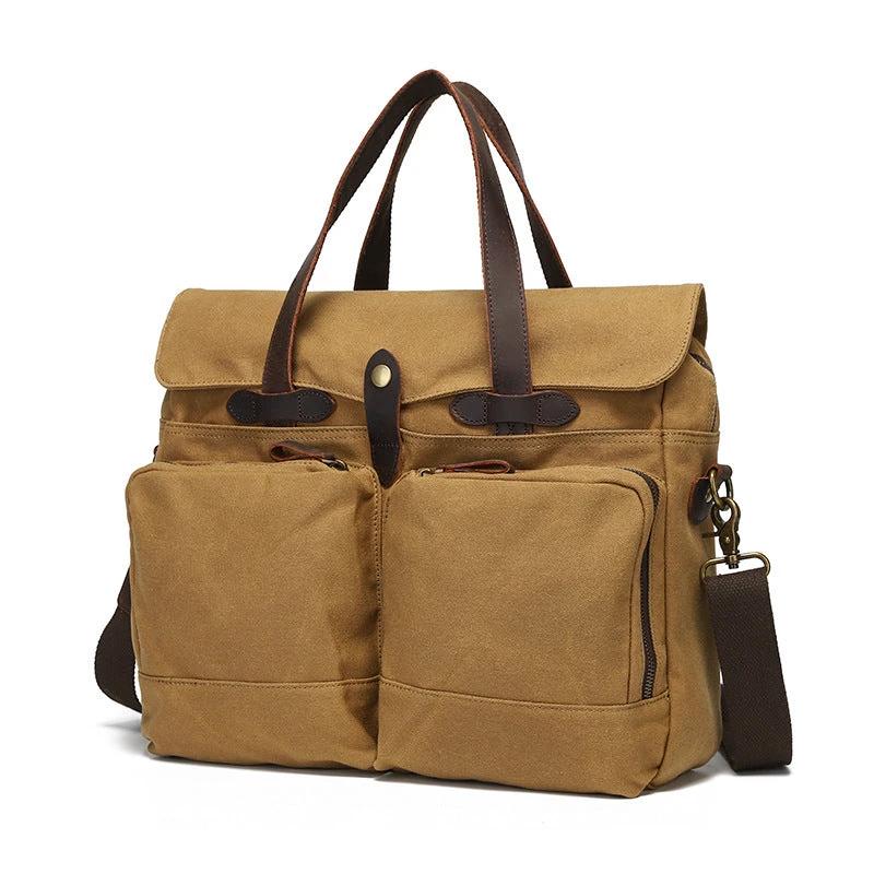 Men's One-shoulder Travel Briefcase by GJG Denim
