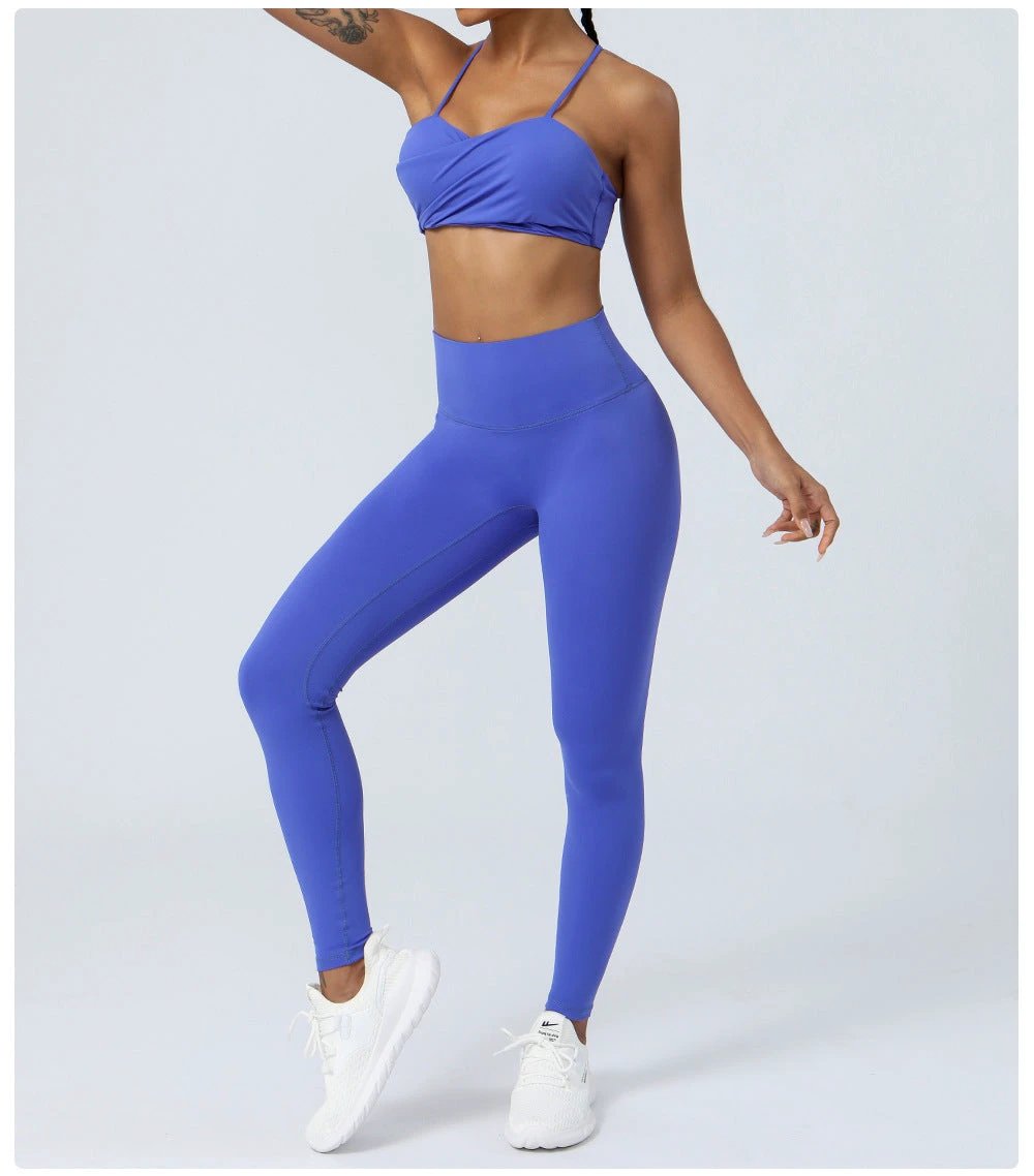Yoga Wear Suit Quick-drying Breathable Workout Clothes Suit by GJG Denim