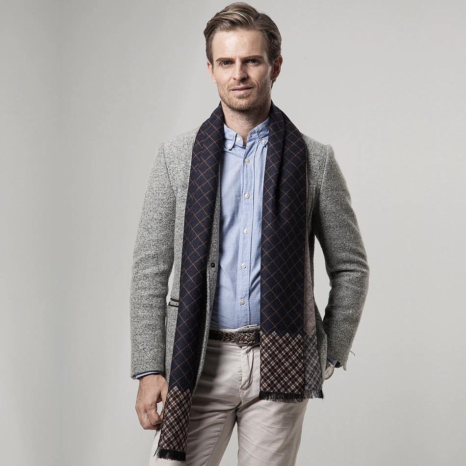 Men's Autumn And Winter Scarf by GJG Denim