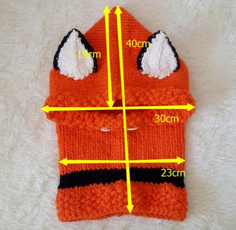 Children's wool knit hat hand-knitted warm earmuffs cape caps for men and women by GJG Denim