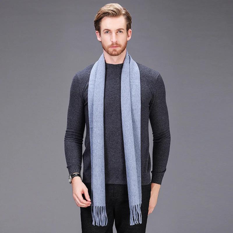 Men's Solid Color Scarf by GJG Denim