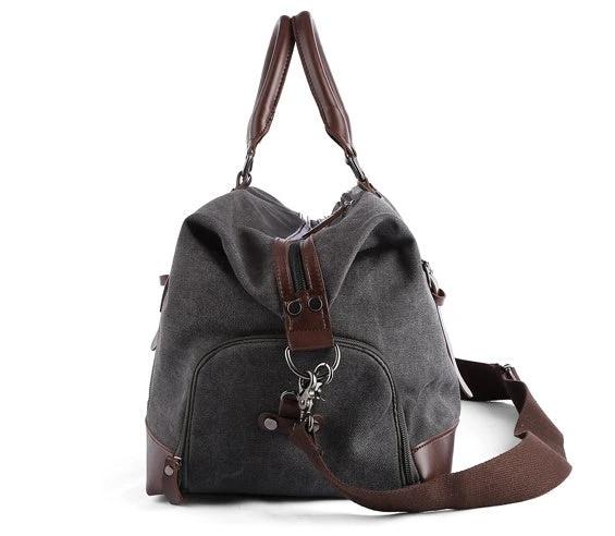 Retro Canvas Tote Bag For Men by GJG Denim