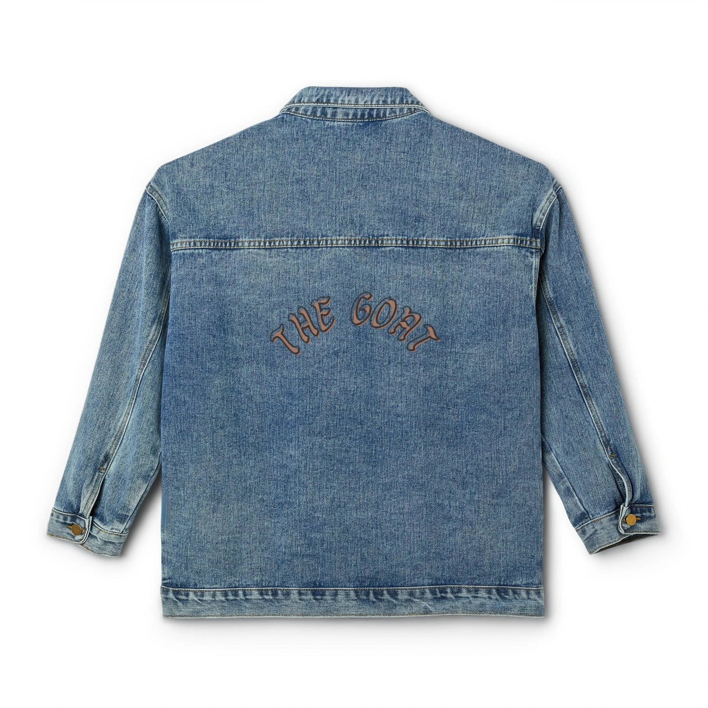 The GOAT Women's Denim Jacket - Stylish & Timeless Casual Wear by Printify
