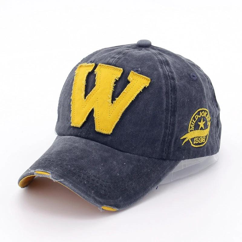 Letter Patch Baseball Cap For Men by GJG Denim