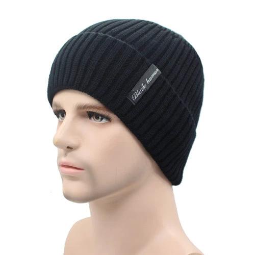Men's Knitted Beanie and Neck Warmer Set (or Single Beanie) by GJG Denim