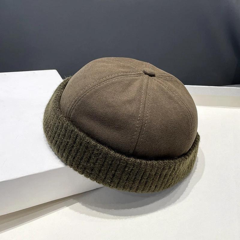 Men's Deerskin Velvet Beret Hat by GJG Denim