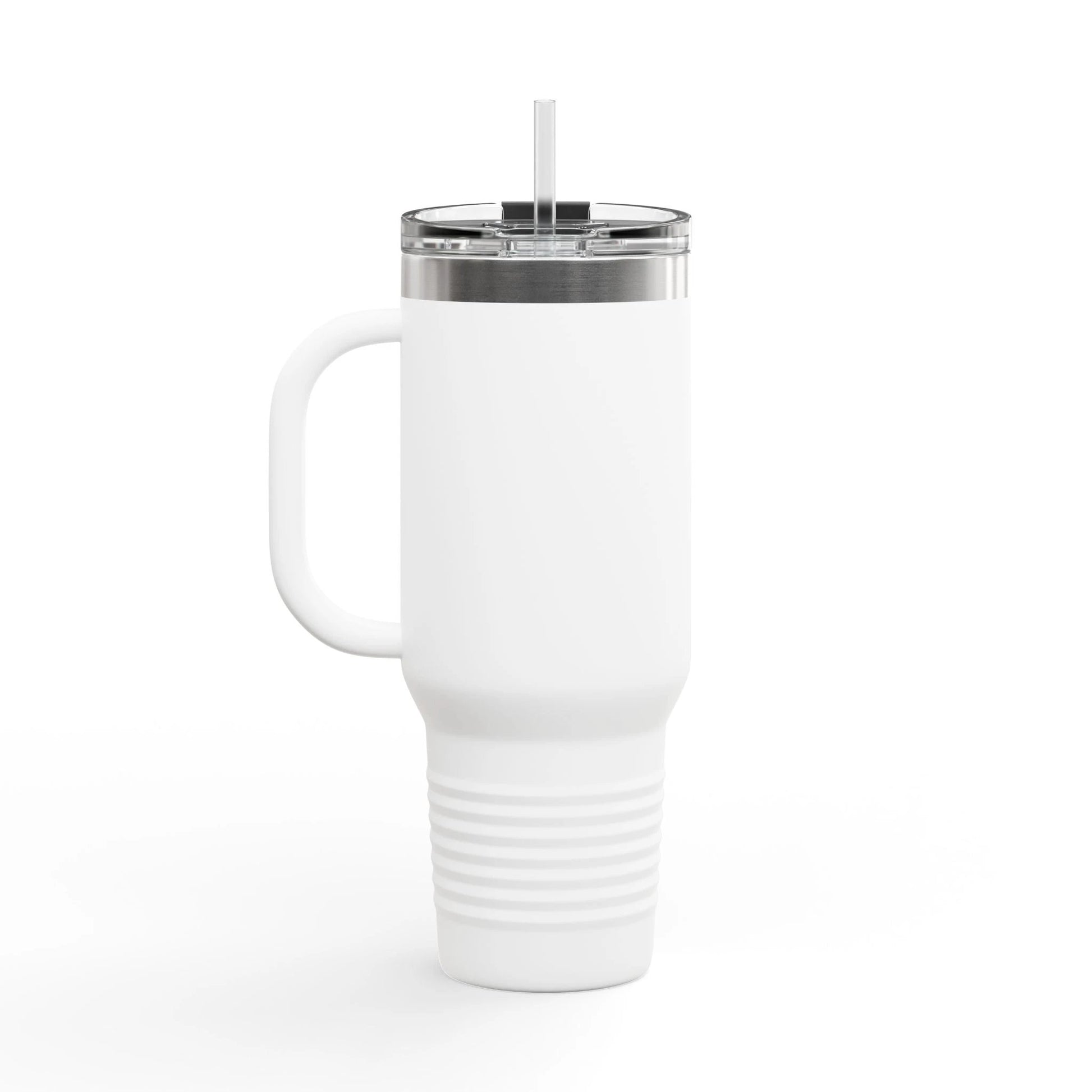 40oz Insulated Travel Mug - "Self-Care is my Vain-Game" Comfort Coffee Tumbler by Printify
