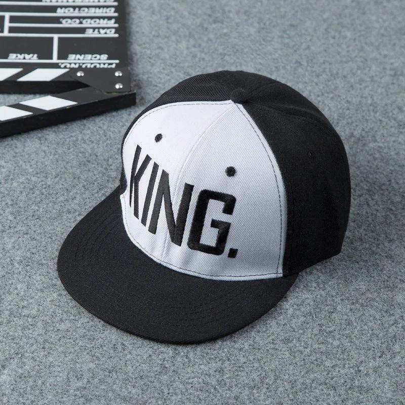 Embroidered "King" Baseball Cap For Men by GJG Denim