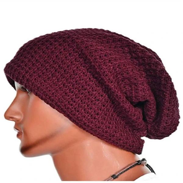 Men' s Knitted Loose Beanie by GJG Denim