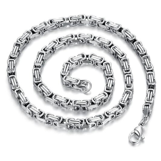 Men's Stainless Steel Trendy Necklace by GJG Denim