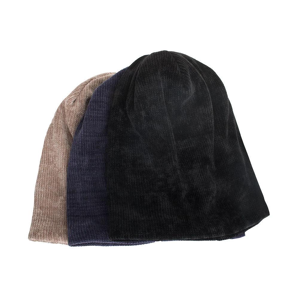 Men's Corduroy Style Knitted Beanie by GJG Denim