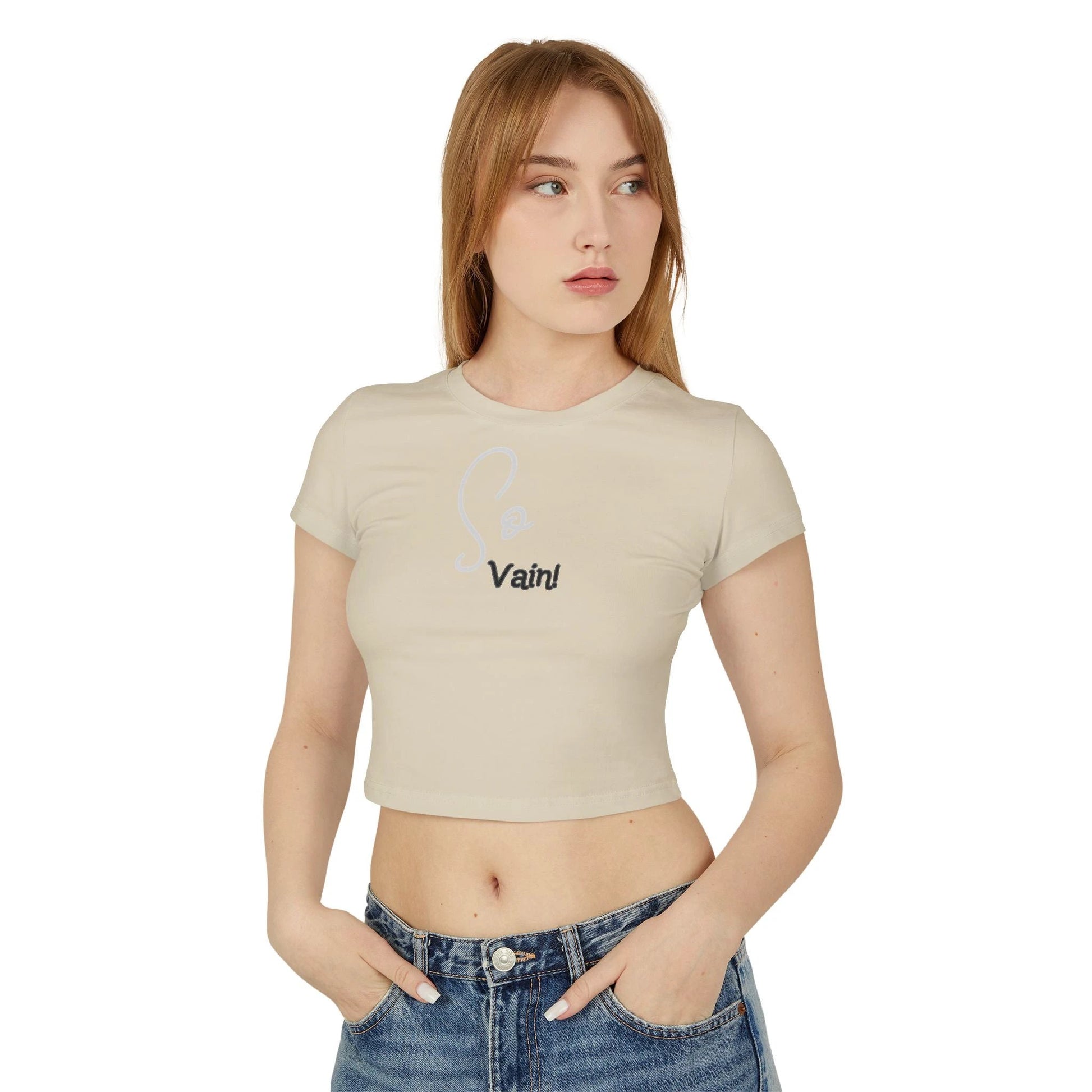 So vain Women's Crop Tee by Printify