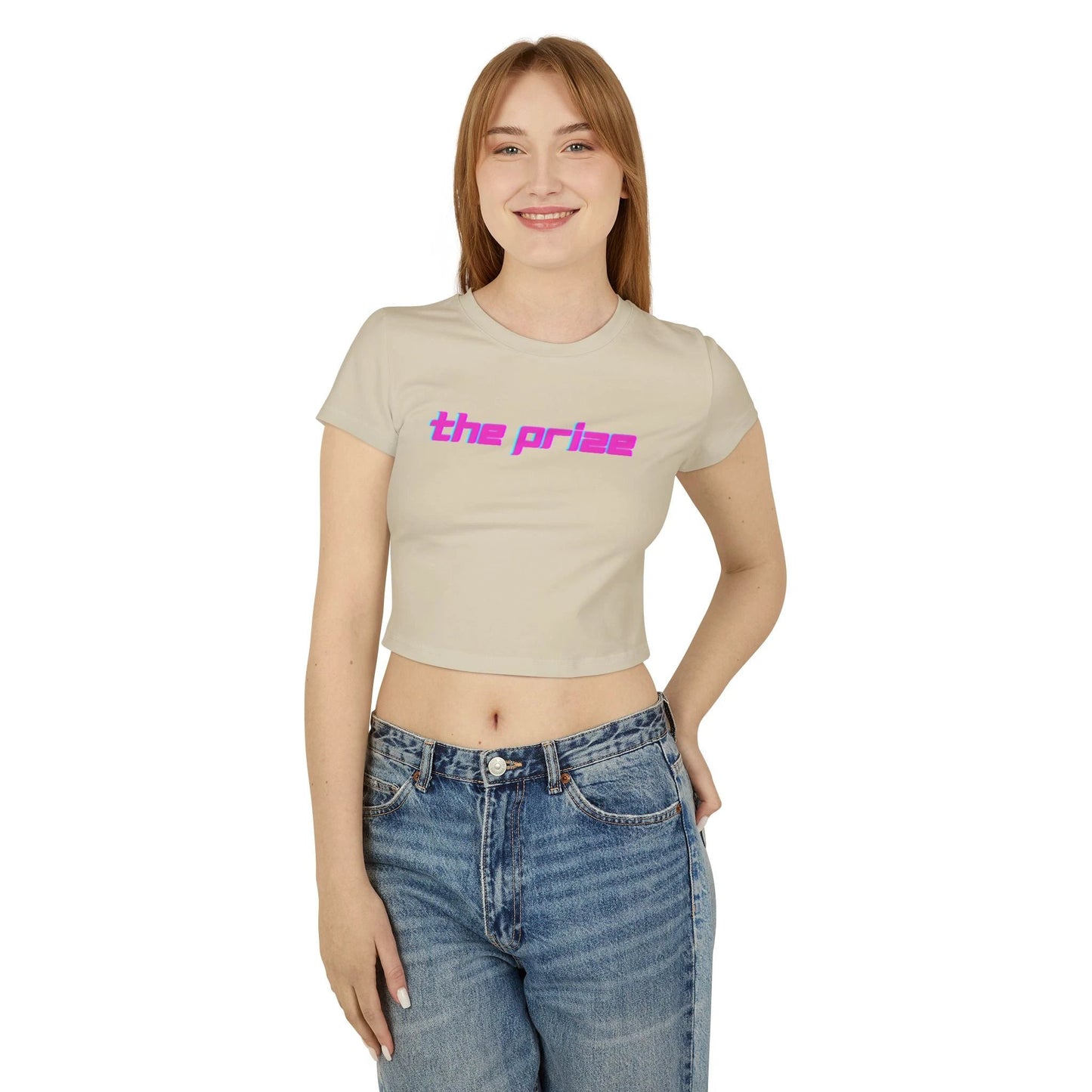 Women's Baby Tee The Prize by Printify