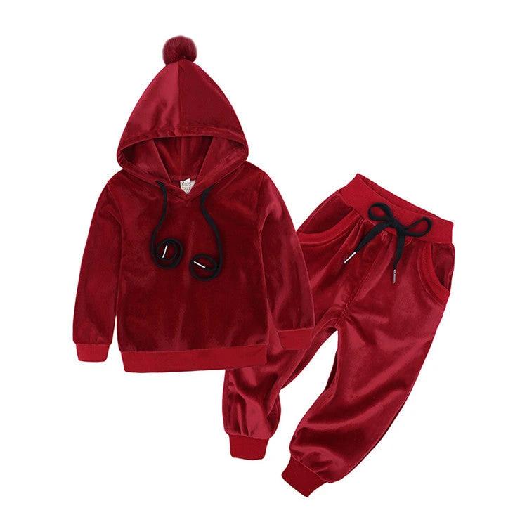 Children's gold velvet suit by GJG Denim
