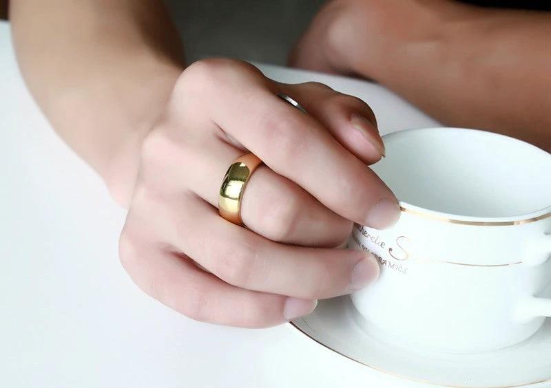Tungsten Carbide Signet Ring by GJG Denim