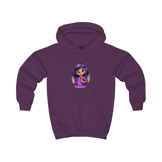Cute Kids Hoodie with Adorable Character Design by Printify