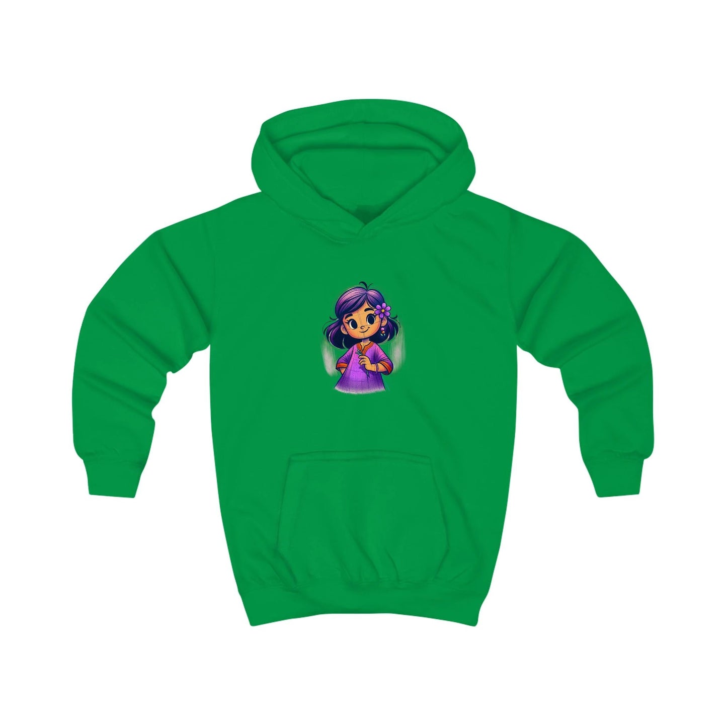 Cute Kids Hoodie with Adorable Character Design by Printify