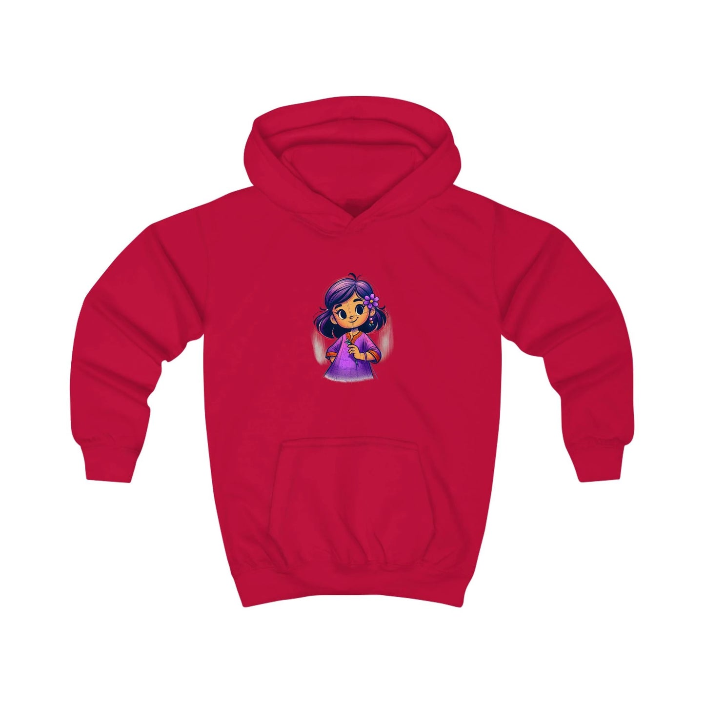 Cute Kids Hoodie with Adorable Character Design by Printify
