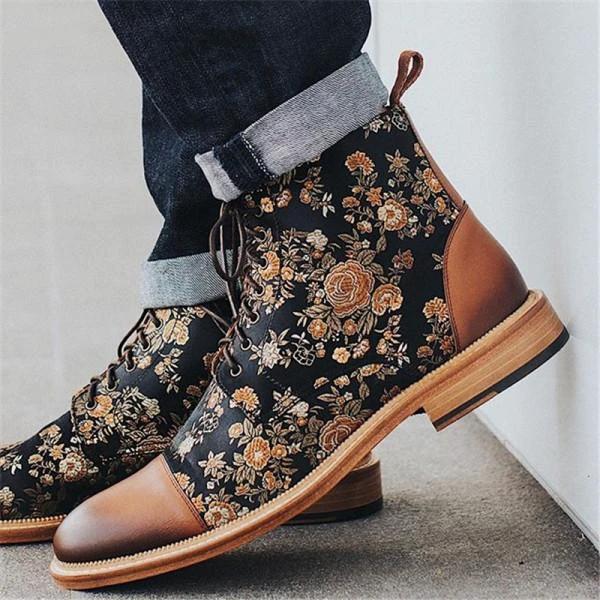 Men's Martin Retro Boots by GJG Denim