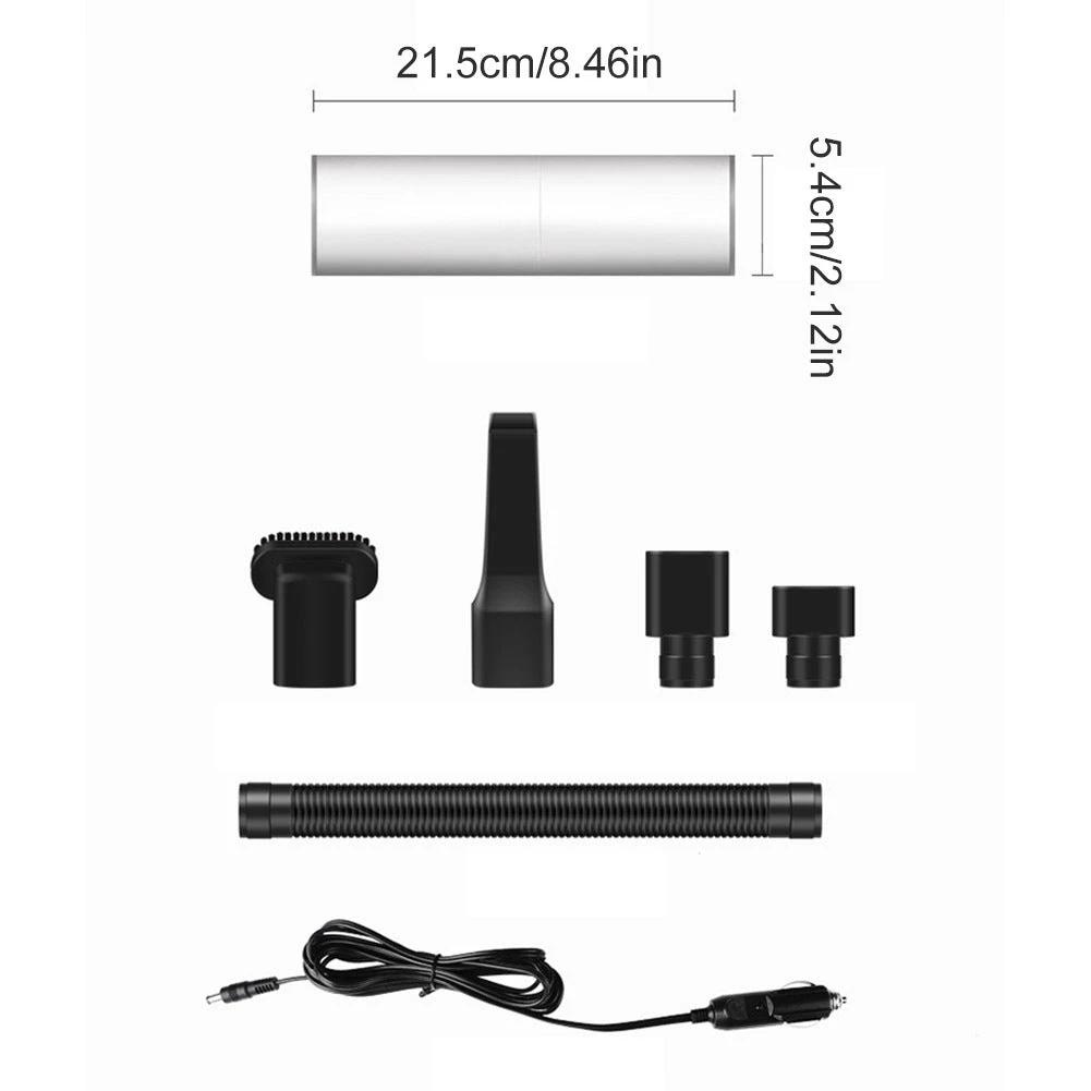 Portable Handheld Vacuum Cleaner 120W Car Charger by GJG Denim