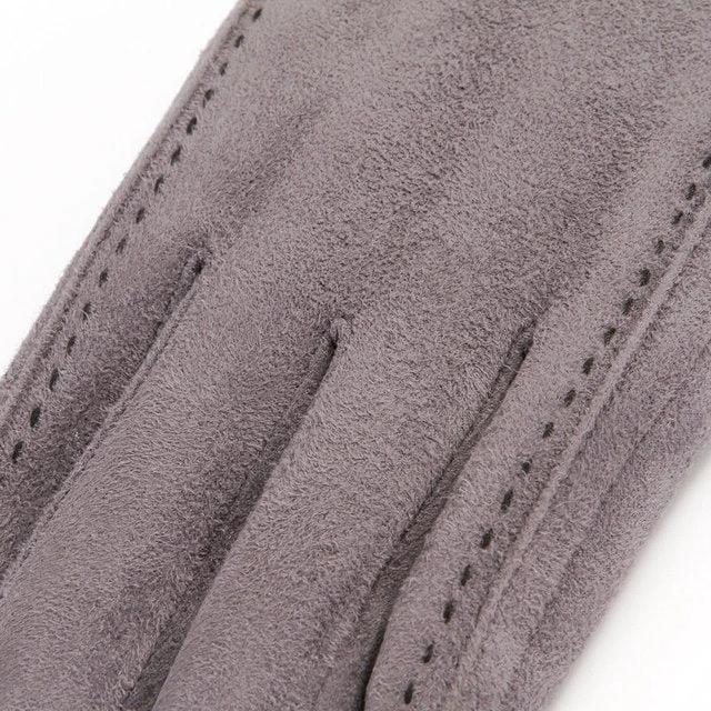 Suede Winter Men's Gloves by GJG Denim