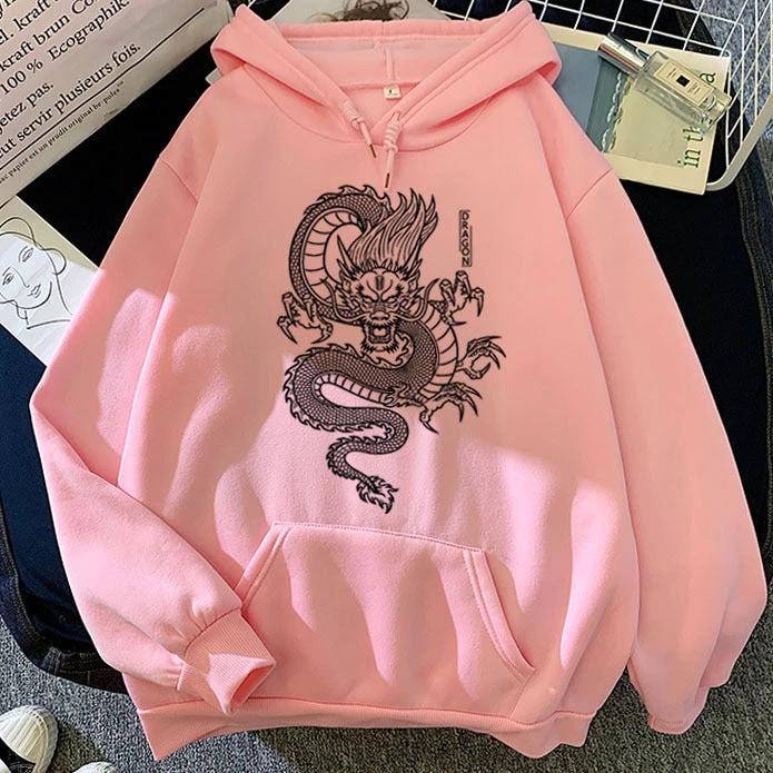 Men's Chinese Dragon Hoodies by GJG Denim