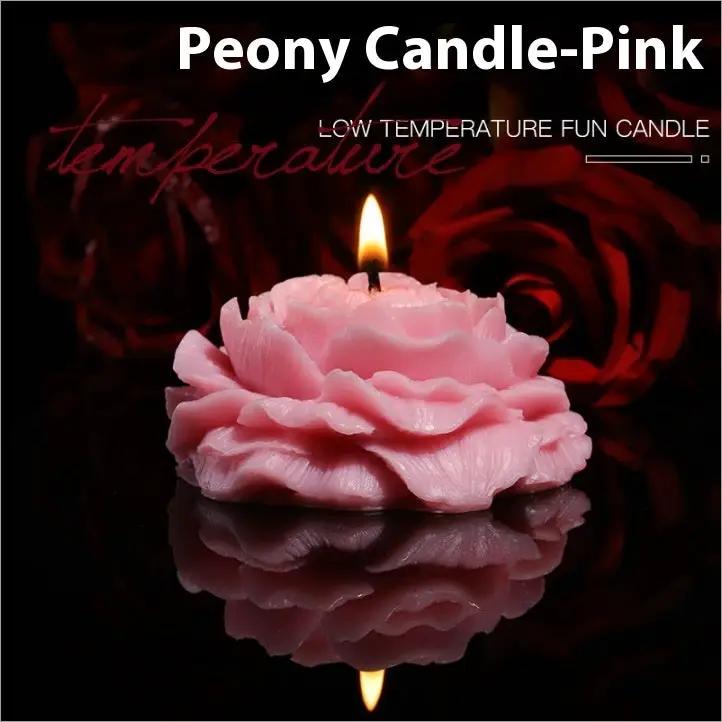 Low Temperature Candles Rose Flower Fragrance by GJG Denim