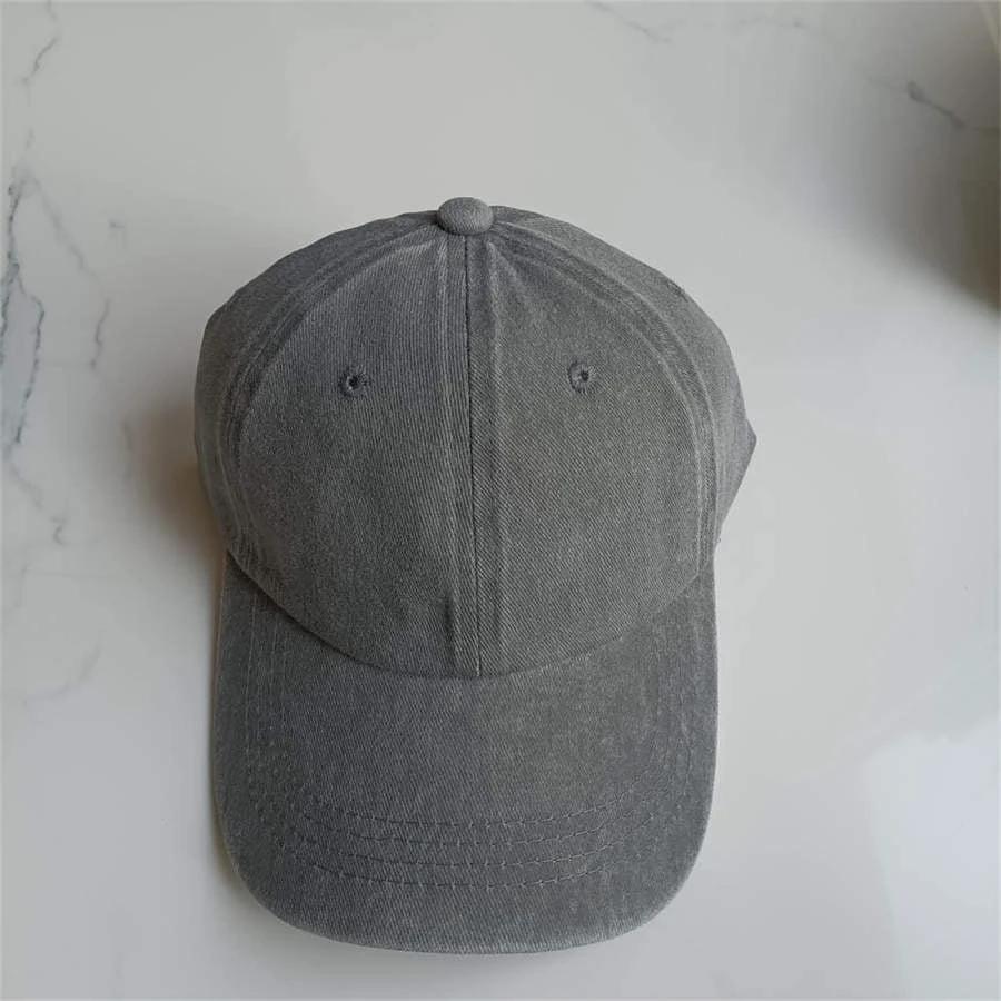 Retro Washed Baseball Cap For Men by GJG Denim