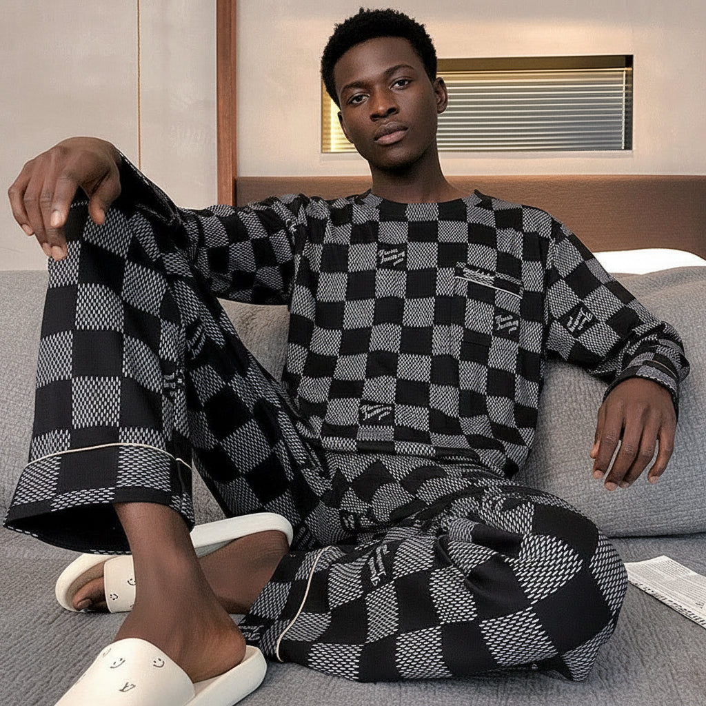 Thin Long Sleeve Loose Pajamas by GJG Denim