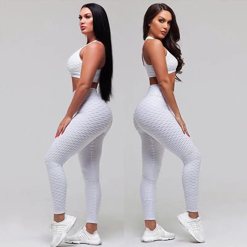 Jacquard Yoga Fitness Pants Set by GJG Denim