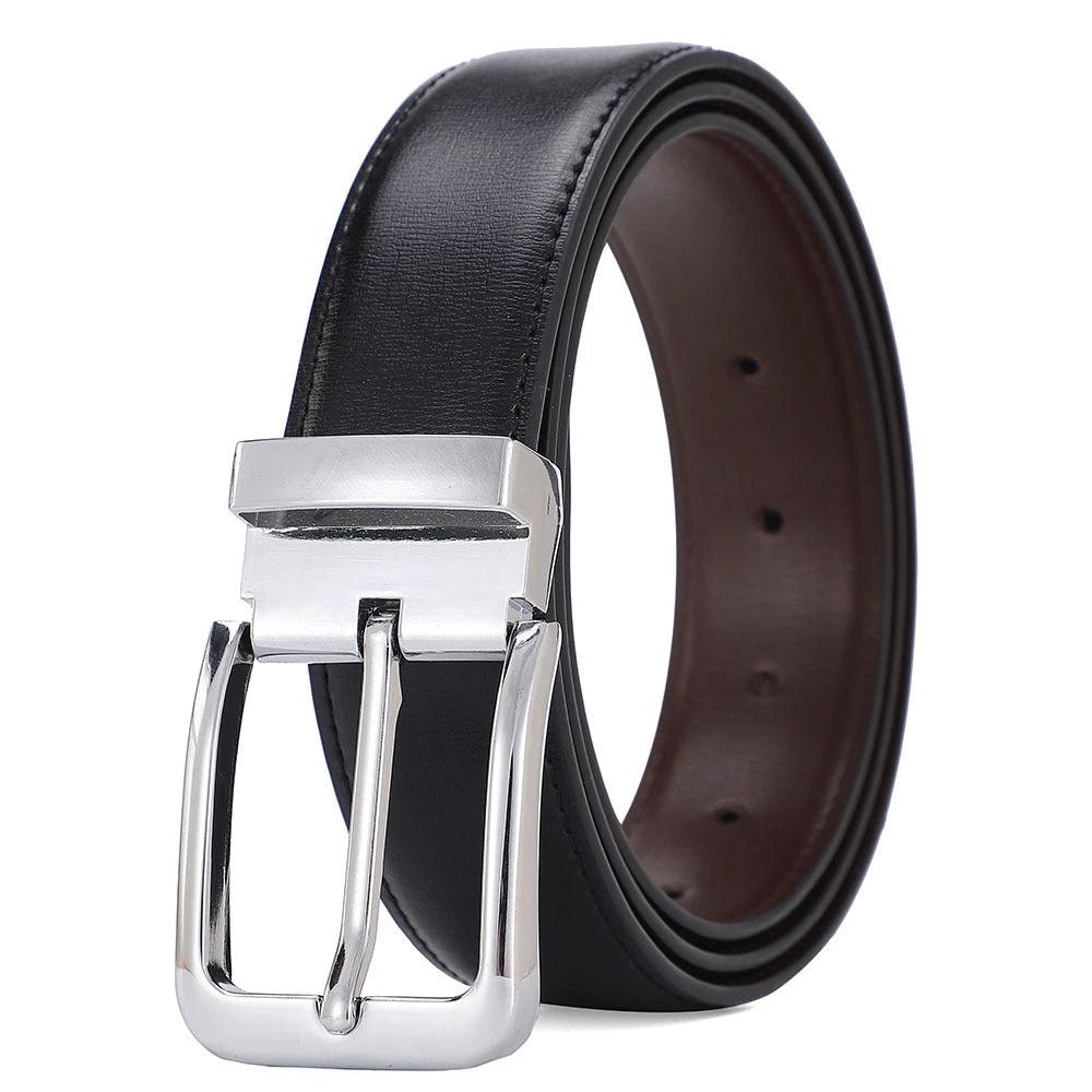 Men's Personality Trendy Belt High Quality Alloy Pin Buckle by GJG Denim