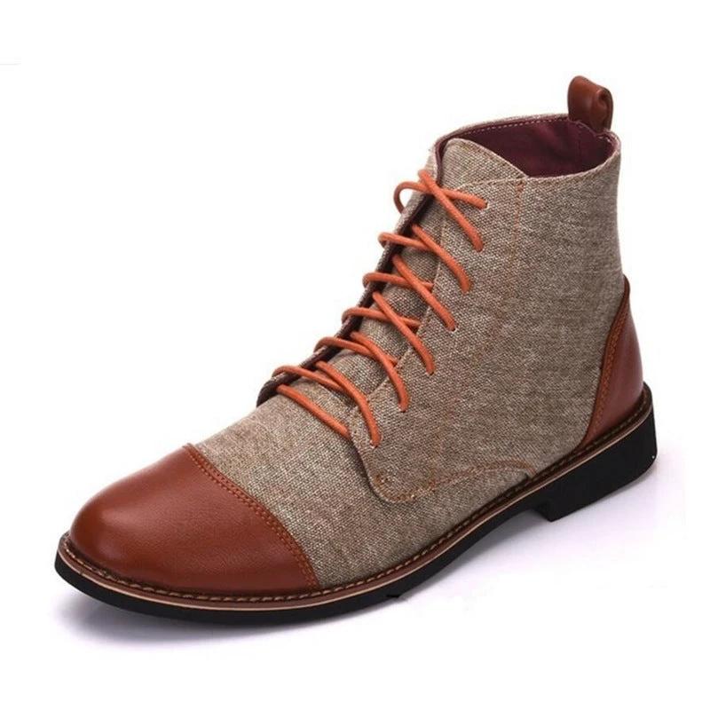 Men's Leather Boots by GJG Denim