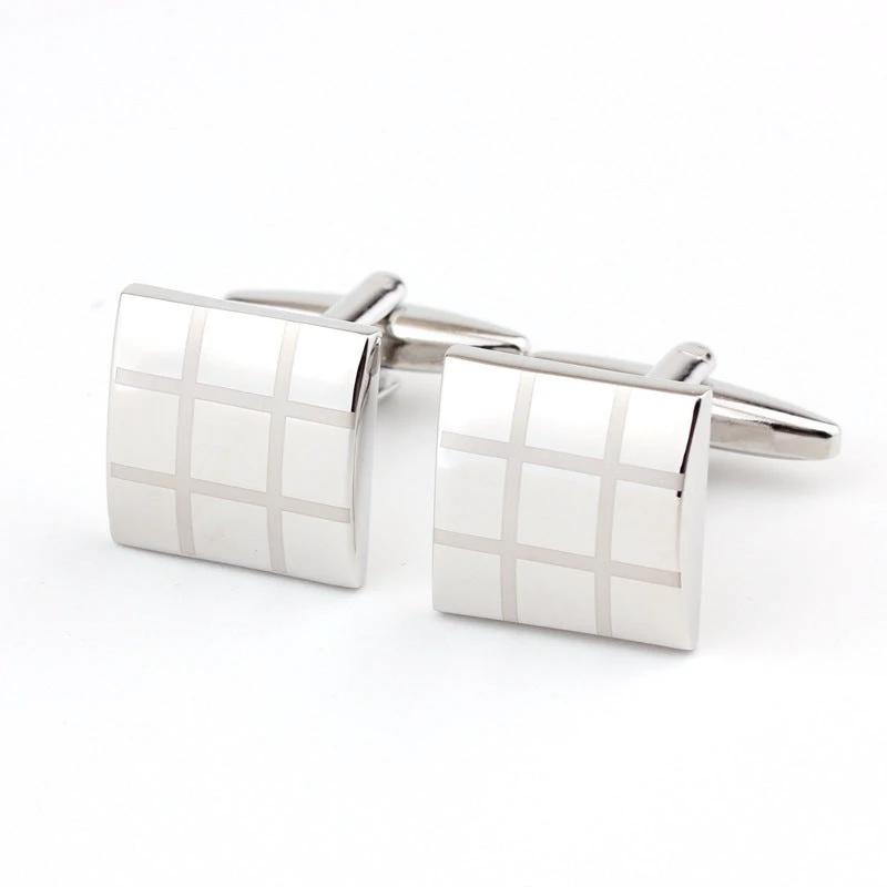 Men's Square Plaid Cufflinks by GJG Denim