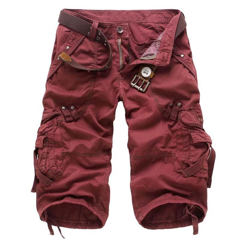 Men's Loose Multi-pocket Cargo Pants by GJG Denim