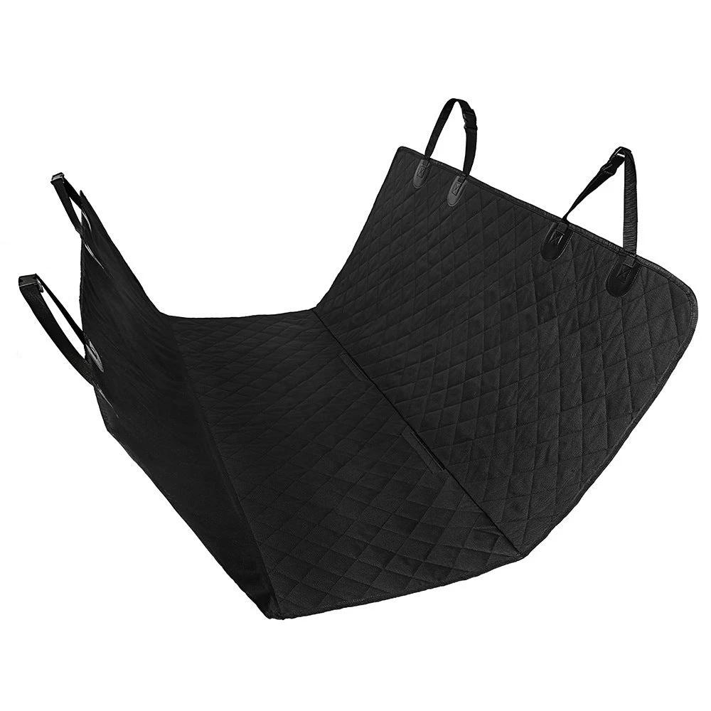 Dog Car Seat Cover View Mesh Pet Carrier Hammock Safety Protector Car Rear Back Seat Mat With Zipper And Pocket For Travel by GJG Denim
