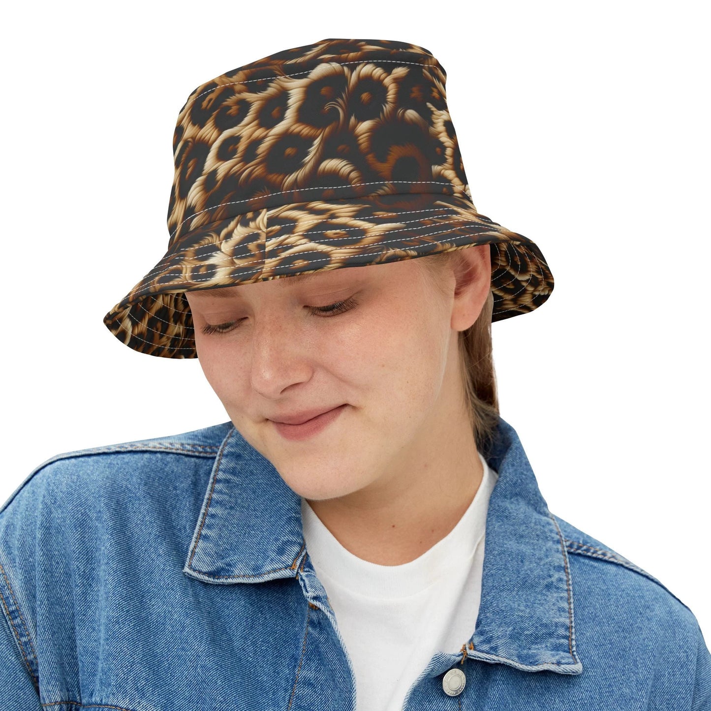 Stylish Bucket Hat, Trendy Summer Accessory, Beachwear, Festival Fashion, Unisex Sun Hat, Perfect Gift for Outdoor Lovers by Printify
