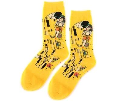 Mid Length Casual Versatile Cotton Men's Socks by GJG Denim