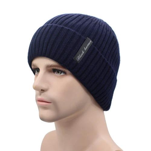 Men's Knitted Beanie and Neck Warmer Set (or Single Beanie) by GJG Denim