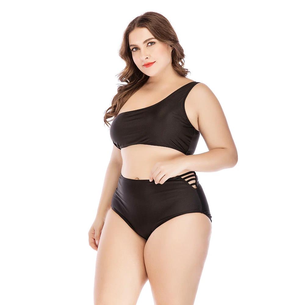 High waist plus size swimsuit by GJG Denim