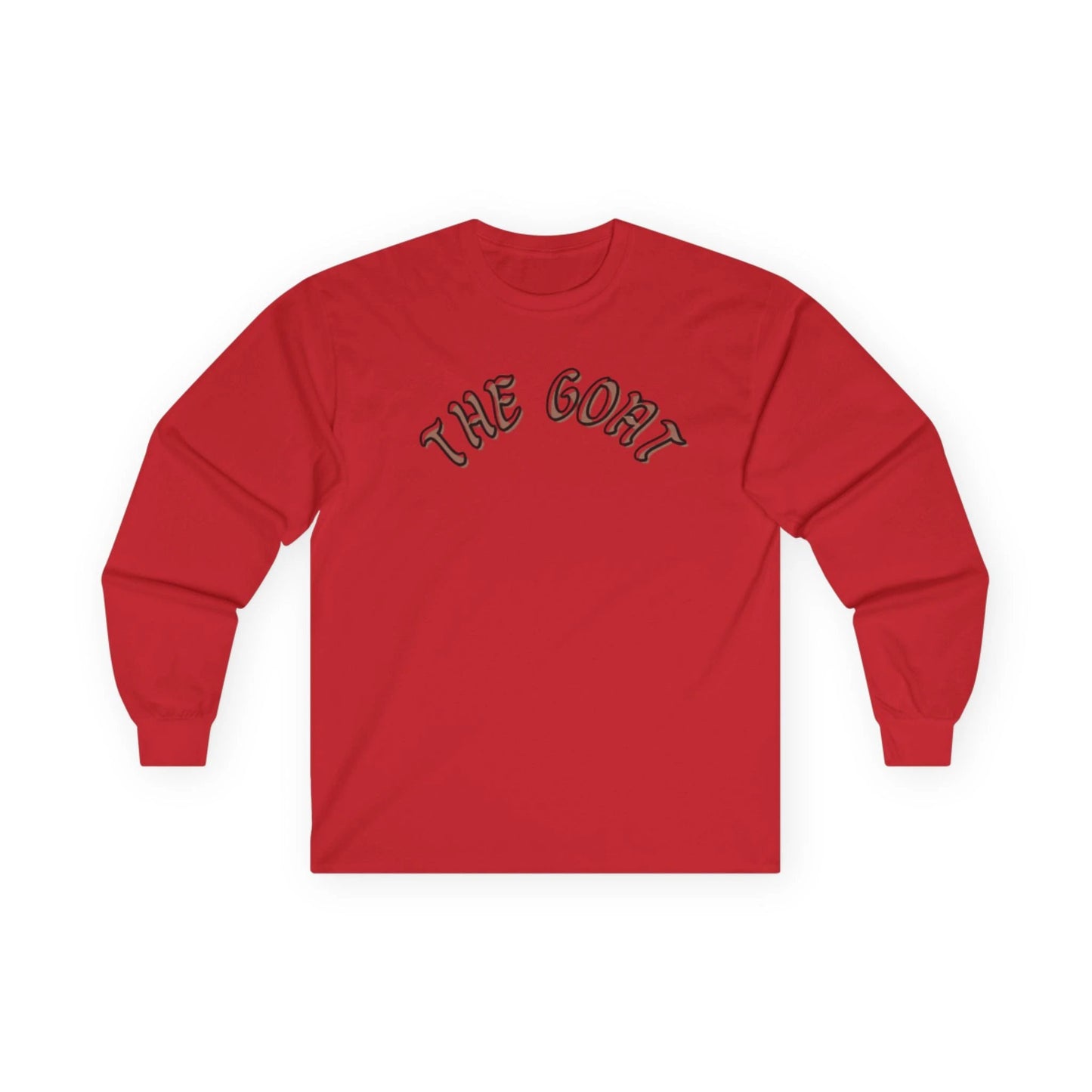 The GOAT Unisex Long Sleeve Tee, Casual Wear, Perfect for Sports Fans, Gift for Him or Her, Iconic Statement Shirt by Printify