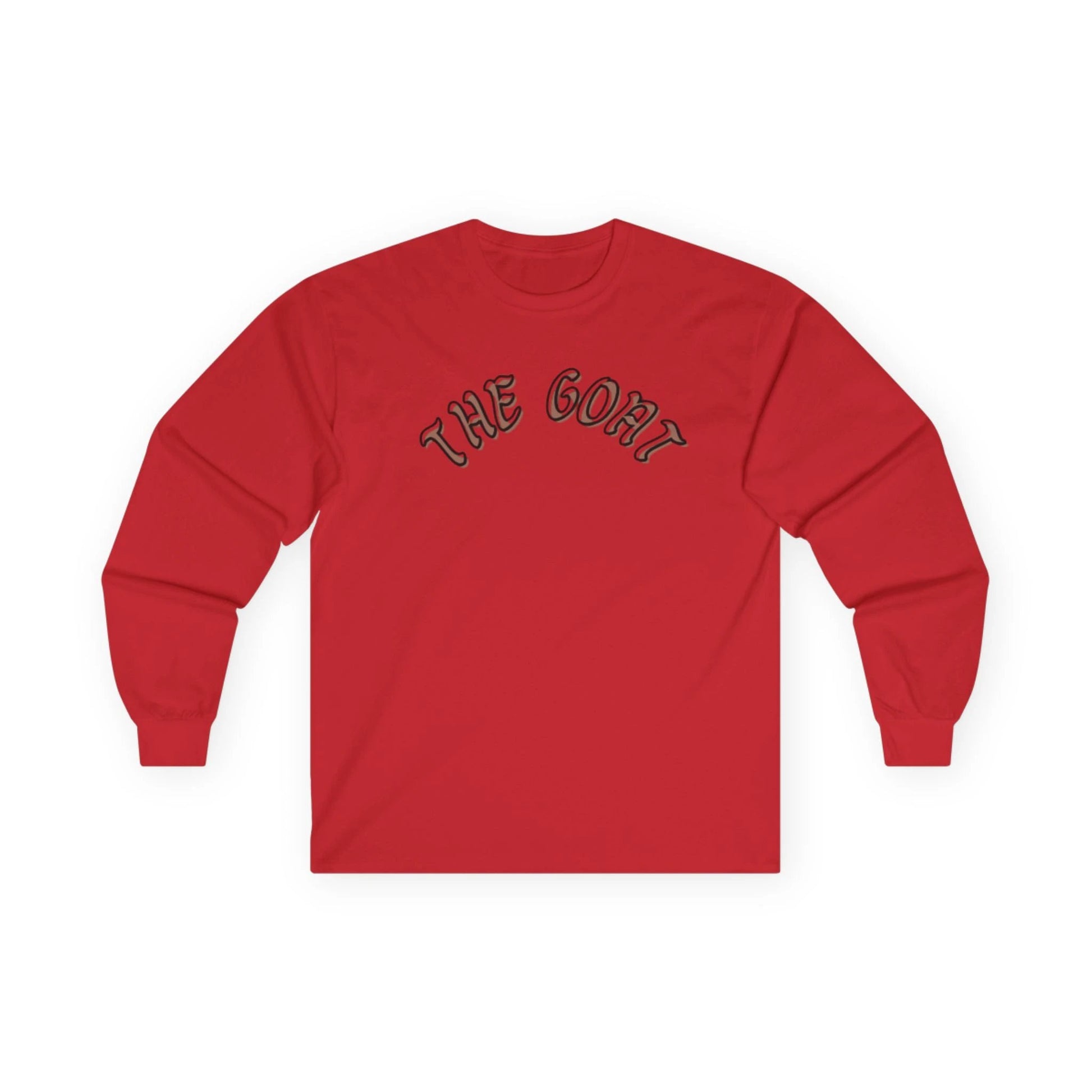 The GOAT Unisex Long Sleeve Tee, Casual Wear, Perfect for Sports Fans, Gift for Him or Her, Iconic Statement Shirt by Printify