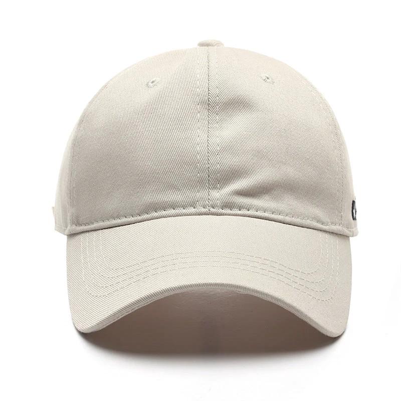 Soft Top Baseball Cap With Side letter Embroidery For Men by GJG Denim