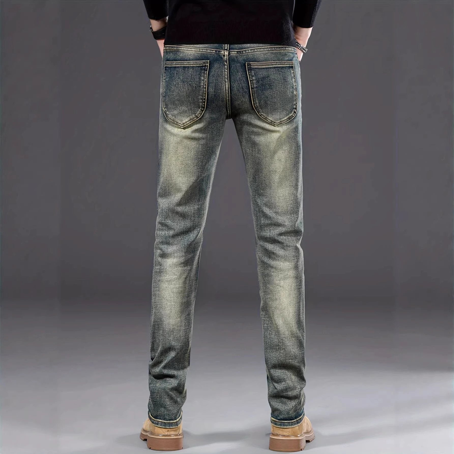 Men's Casual Skinny Jeans by GJG Denim