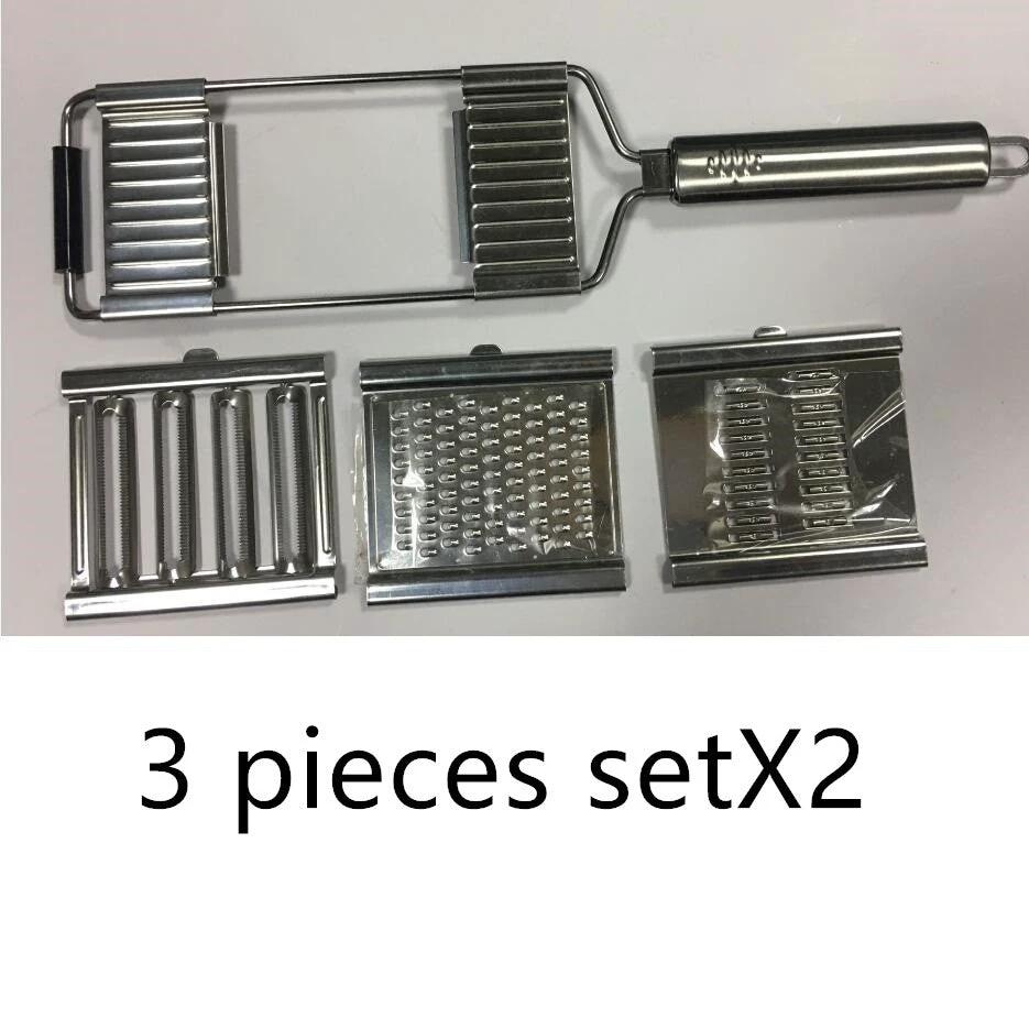 Stainless Steel Grater, Vegetable And Fruit Slicer, Peeler by GJG Denim