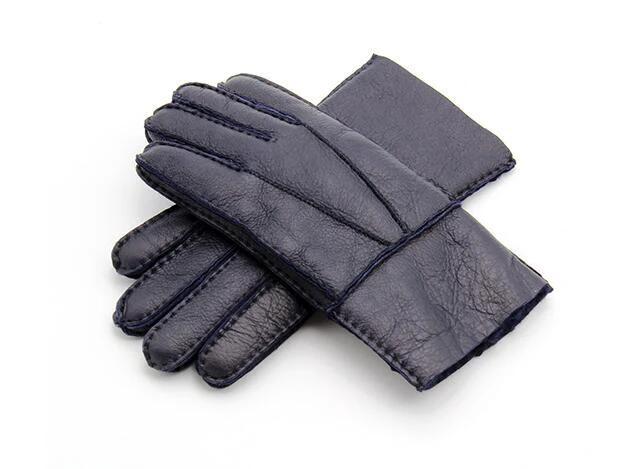 Men's Sheepskin Fur Gloves by GJG Denim