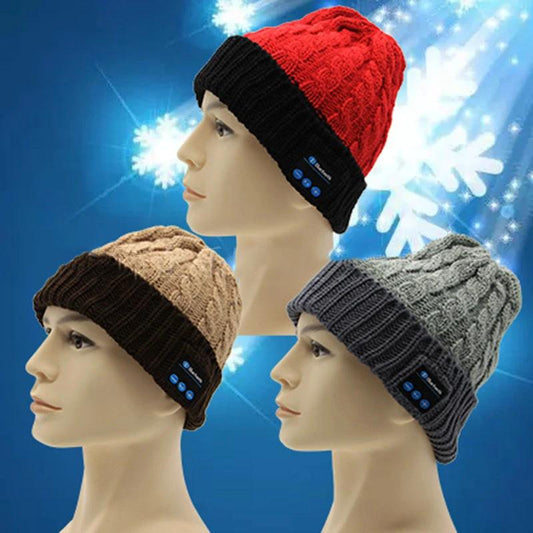 Men's Bluetooth Headset Beanie by GJG Denim