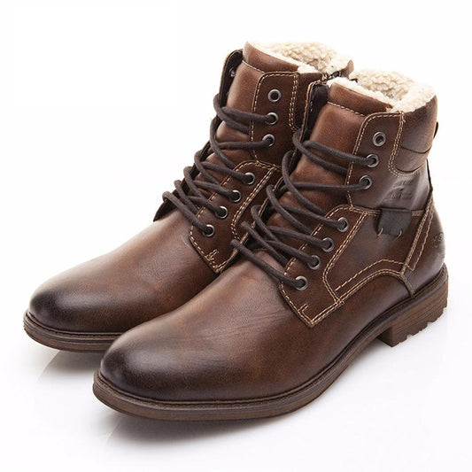 Men's Warm Martin Boots by GJG Denim