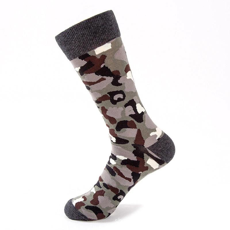 High-rise Men's Camouflage Socks by GJG Denim